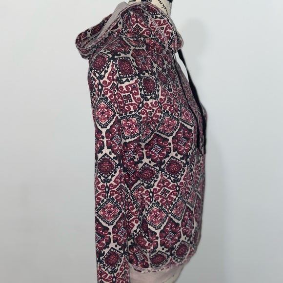 Aèropostale Long Sleeve Boho Pullover Drawstring Hoodie - Picture 8 of 13